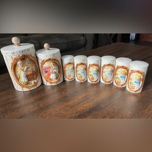 Vintage 1978 Sears Roebuck & Co, Pioneer Lady set, made in Japan